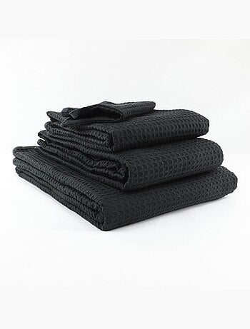 Set di due asciugamani cotone 57 fili a nido d'ape WEEK END