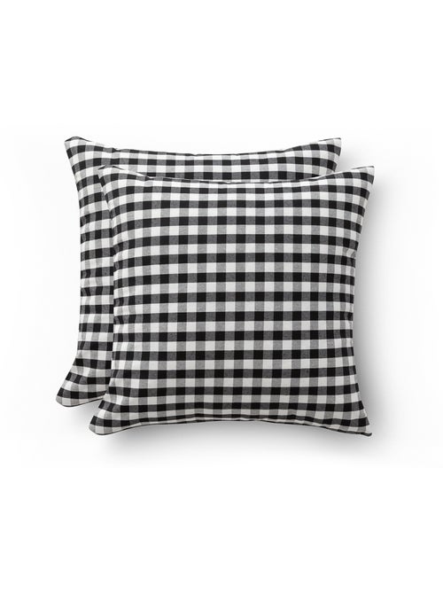 Set di due federe per cuscino a quadri vichy, in tessuto impermeabile - Gamusi. - Kiabi Set di due federe per cuscino a quadri vichy, in tessuto impermeabile - Gamusi. - Kiabi