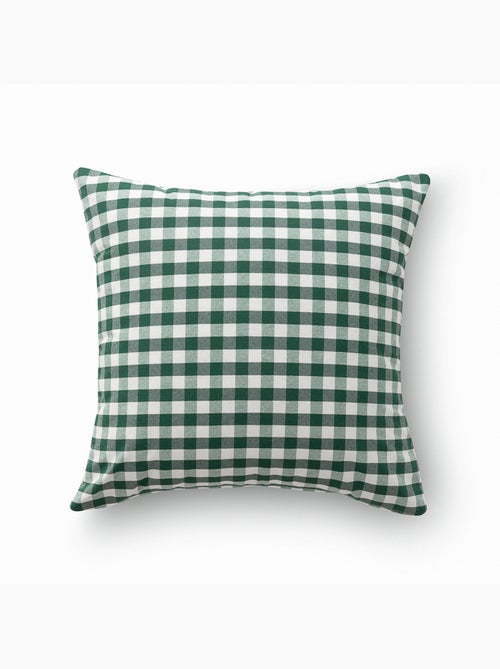 Set di due federe per cuscino a quadri vichy, in tessuto impermeabile - Gamusi. - Kiabi Set di due federe per cuscino a quadri vichy, in tessuto impermeabile - Gamusi. - Kiabi