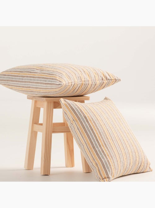 Set di due federe per cuscino con motivo geometrico, tessuto in filo tinto - Gamusi. - Kiabi Set di due federe per cuscino con motivo geometrico, tessuto in filo tinto - Gamusi. - Kiabi