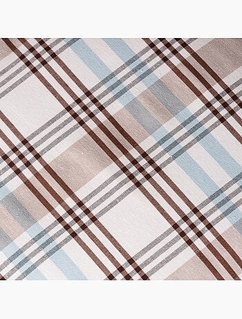 Set di due federe per cuscino con motivo tartan, con chiusura a zip - Gamusi.
