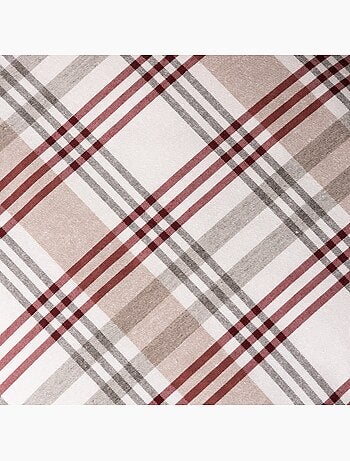 Set di due federe per cuscino con motivo tartan, con chiusura a zip - Gamusi.