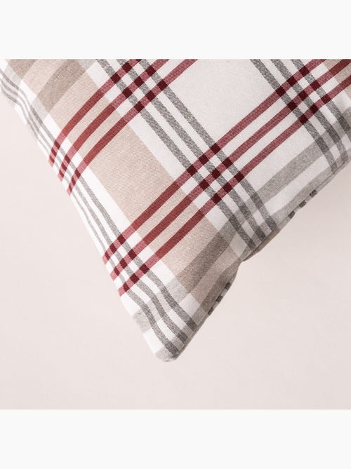 Set di due federe per cuscino con motivo tartan, con chiusura a zip - Gamusi. - Kiabi Set di due federe per cuscino con motivo tartan, con chiusura a zip - Gamusi. - Kiabi