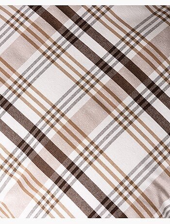 Set di due federe per cuscino con motivo tartan, con chiusura a zip - Gamusi.