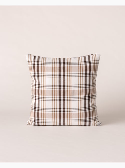 Set di due federe per cuscino con motivo tartan, con chiusura a zip - Gamusi. - Kiabi Set di due federe per cuscino con motivo tartan, con chiusura a zip - Gamusi. - Kiabi