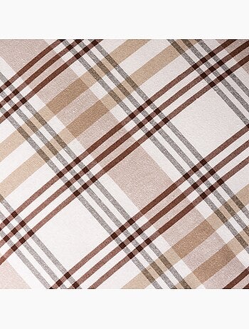 Set di due federe per cuscino con motivo tartan, con chiusura a zip - Gamusi.