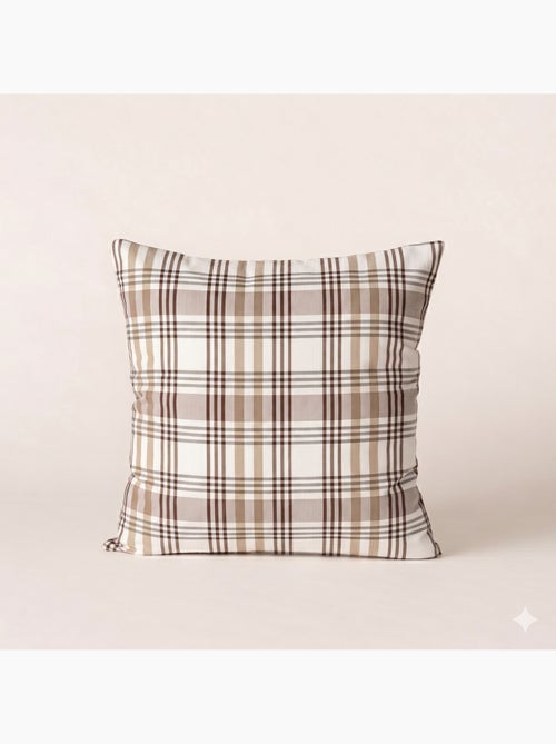 Set di due federe per cuscino con motivo tartan, con chiusura a zip - Gamusi. - Kiabi Set di due federe per cuscino con motivo tartan, con chiusura a zip - Gamusi. - Kiabi