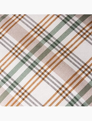 Set di due federe per cuscino con motivo tartan, con chiusura a zip - Gamusi.