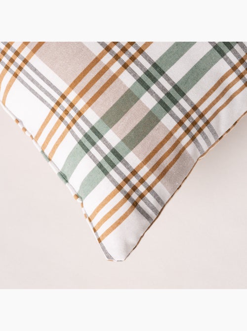 Set di due federe per cuscino con motivo tartan, con chiusura a zip - Gamusi. - Kiabi Set di due federe per cuscino con motivo tartan, con chiusura a zip - Gamusi. - Kiabi