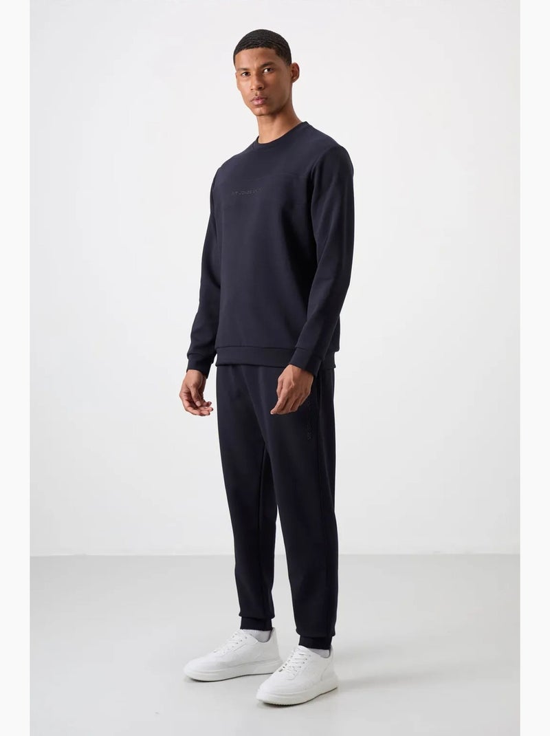 Set di felpa e pantaloni in pile stampati tommy Blu marino - Kiabi