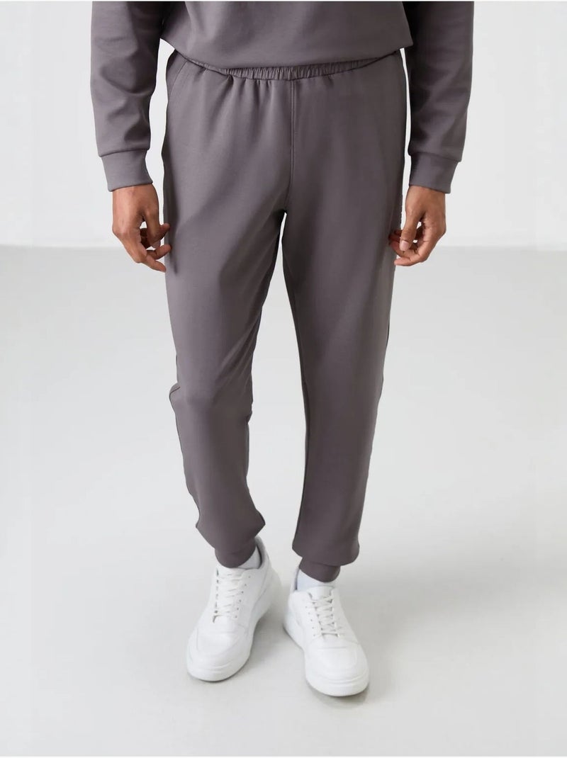 Set di felpa e pantaloni in pile stampati tommy Grigio - Kiabi