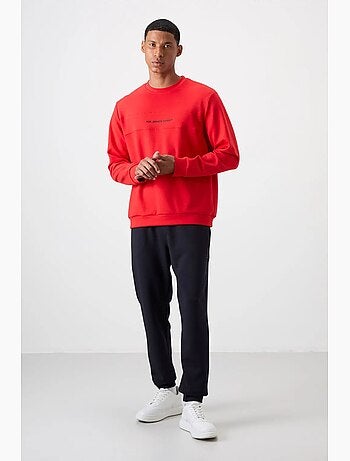 Set di felpa e pantaloni in pile stampati tommy
