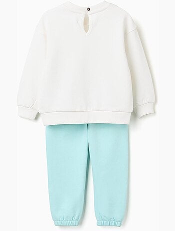 Set di felpa in cotone e pantaloni