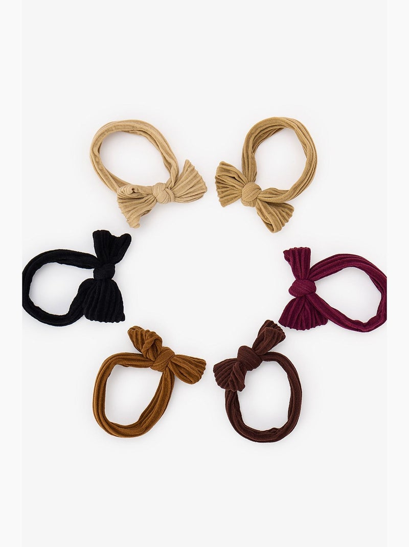 Set di fermagli con fiocco penti Nero - Kiabi
