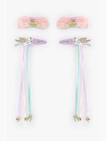 Set di fermagli rainbow per bambina penti
