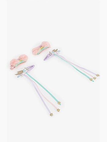 Set di fermagli rainbow per bambina penti
