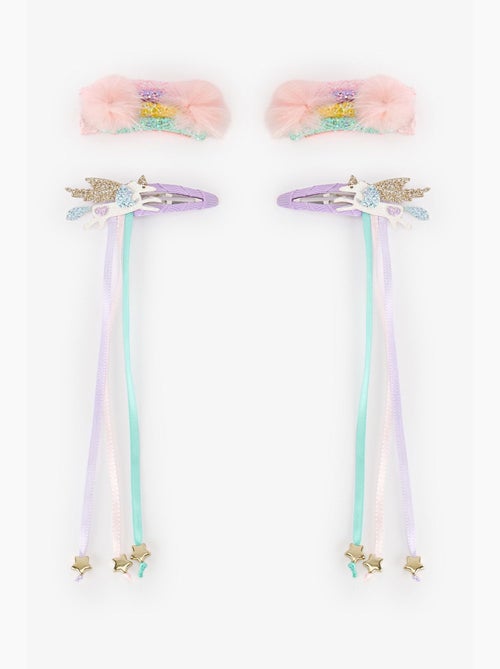 Set di fermagli rainbow per bambina penti - Kiabi