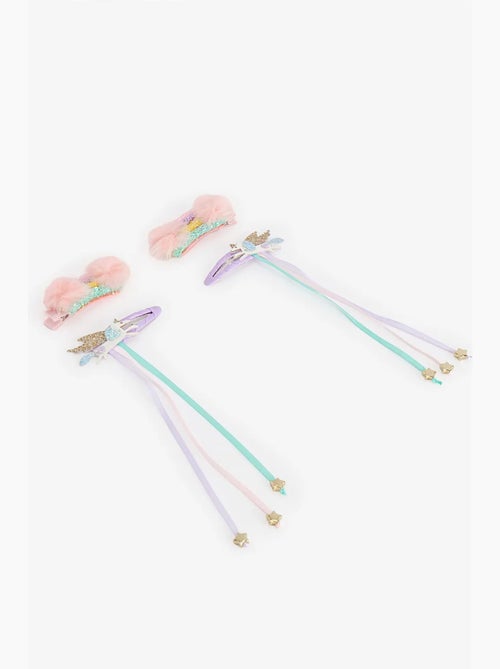 Set di fermagli rainbow per bambina penti - Kiabi