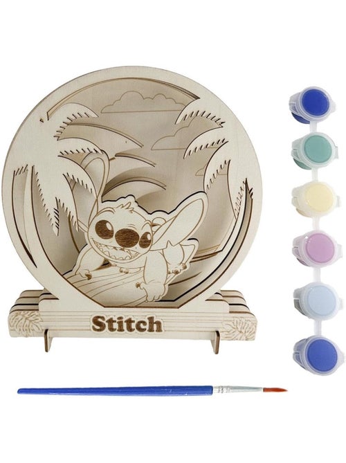 Set di figurine da dipingere - Stitch - Disney - Legno - Attività creative per bambini - Kiabi