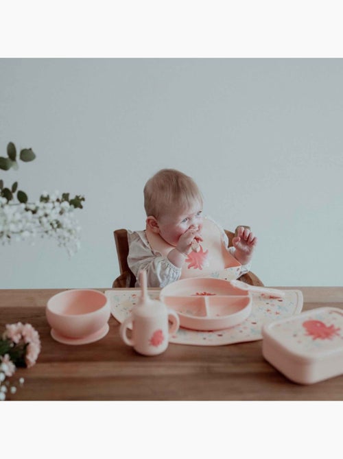 Set di forchetta e cucchiaio in silicone, animali | Sassi Junior - Kiabi