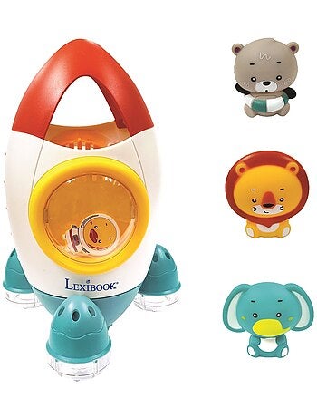 set di giocattoli da bagno a forma di razzo spaziale