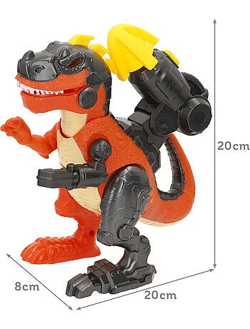 Set di giocattoli robot vs. Dinosauro con assortimento di luci e suoni colorbaby