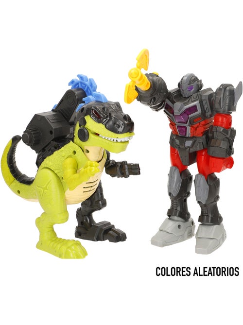 Set di giocattoli robot vs. Dinosauro con assortimento di luci e suoni colorbaby - Kiabi