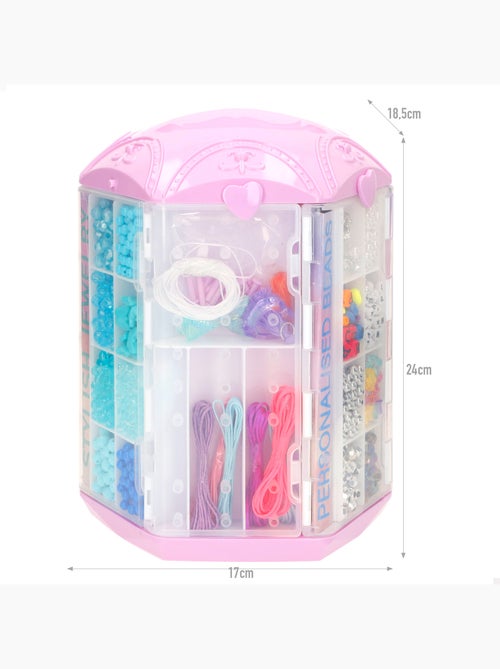 Set di gioielli creativi con perline colorate e accessori beauty love - Kiabi