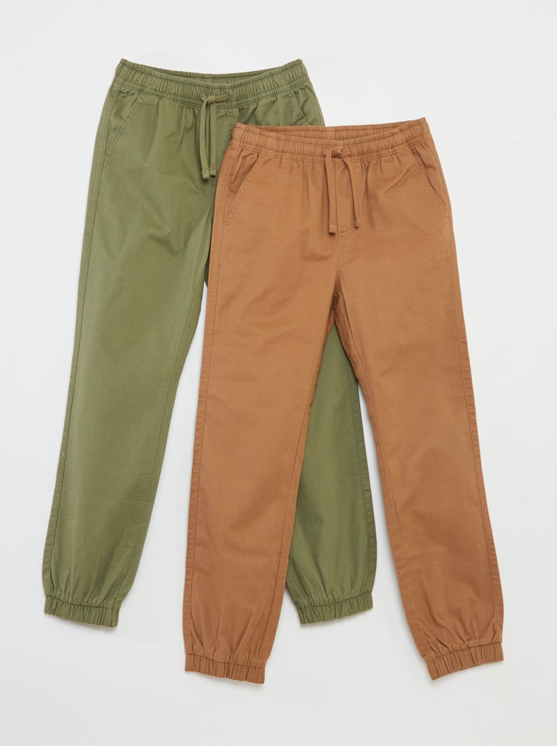 Set di joggers - 2 pezzi Kaki - Kiabi