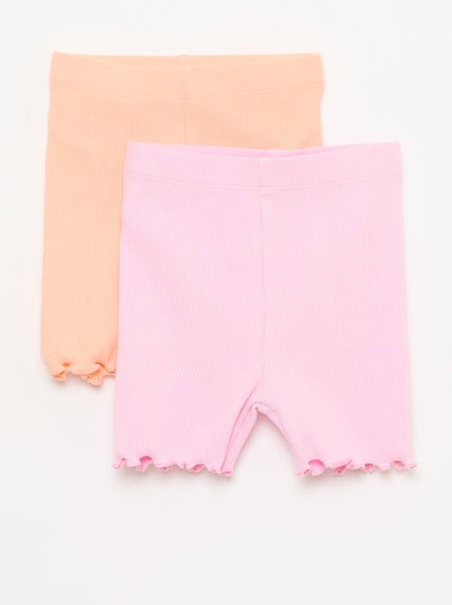 Set di leggings a costine - 2 pezzi - Kiabi
