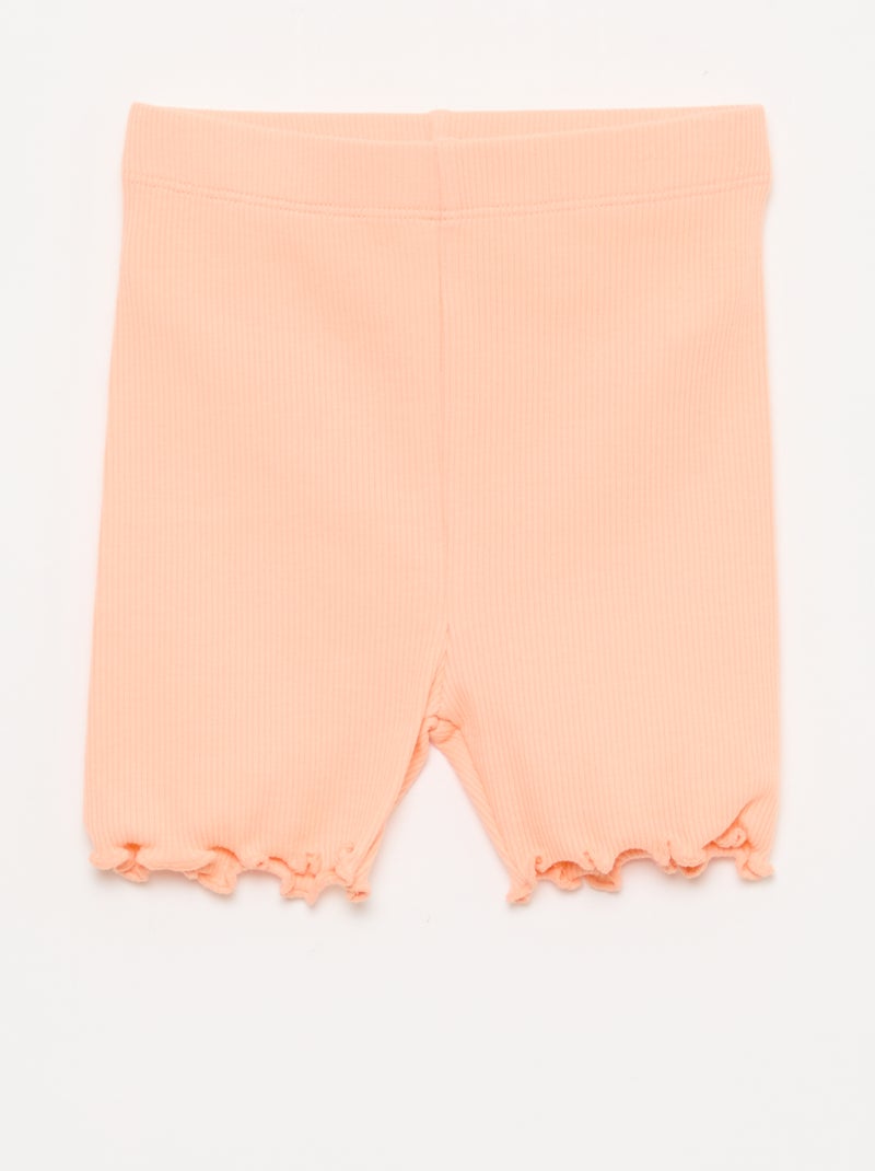 Set di leggings a costine - 2 pezzi Arancione - Kiabi