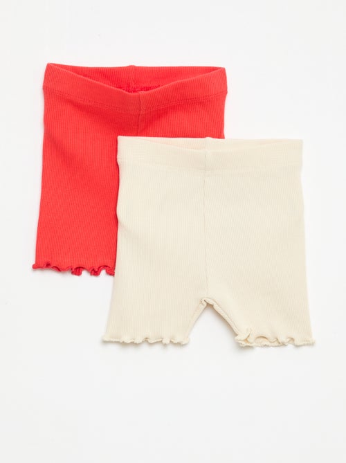 Set di leggings a costine - 2 pezzi - Kiabi