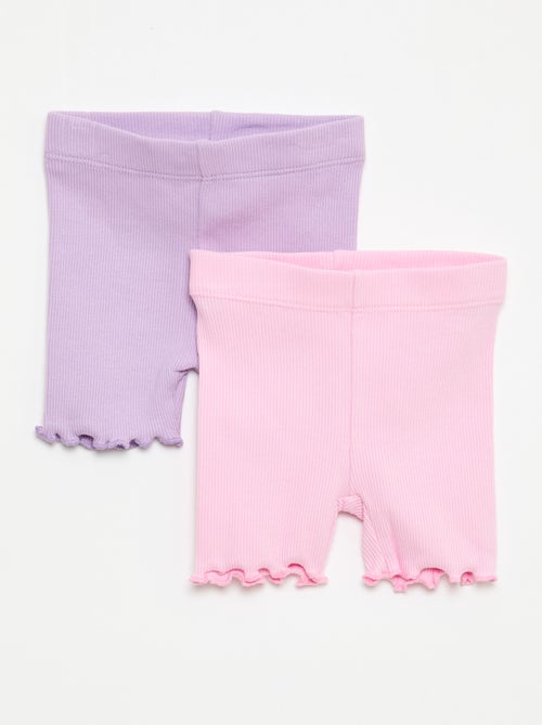 Set di leggings a costine - 2 pezzi - Kiabi