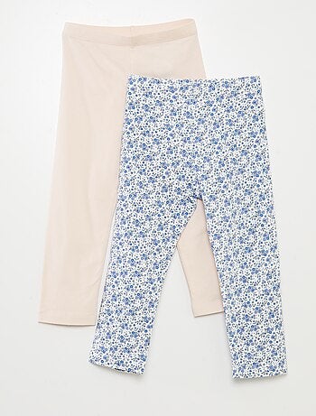 Set di leggings corti con motivo - 2 pezzi