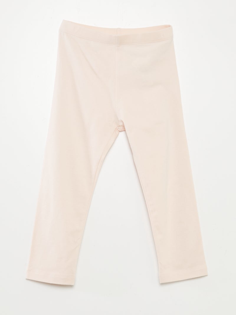 Set di leggings corti con motivo - 2 pezzi BIANCO - Kiabi