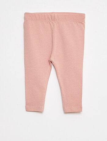 Set di leggings lunghi 1 con stampa all over / 1 tinta unita