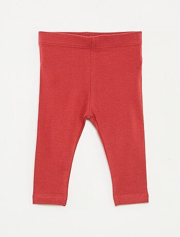 Set di leggings lunghi 1 con stampa all over / 1 tinta unita