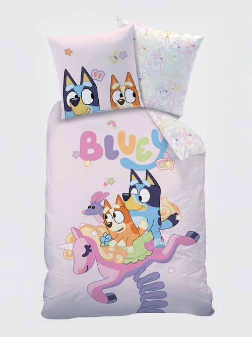 Set di lenzuola 'Bluey' 2 pezzi - 1 copripiumino singolo + 1 federa - Kiabi
