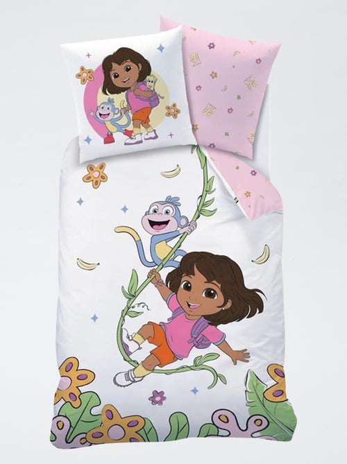 Set di lenzuola 'Dora' 2 pezzi 1 persona copripiumino + federa - Kiabi