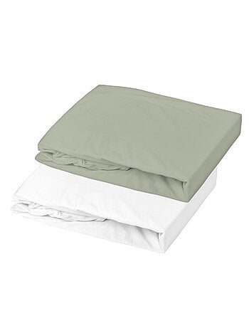 Set di lenzuolo impermeabile e lenzuolo in cotone per bambini