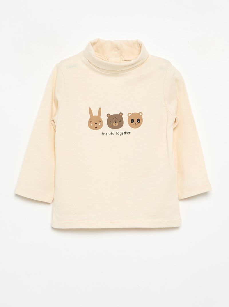 Set di maglie a collo alto - 2 pezzi Beige - Kiabi
