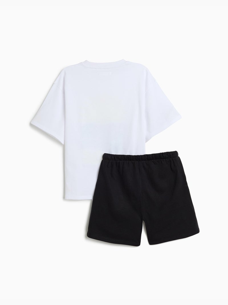 Set di maglietta e pantaloncini, MO Fashion Blu - Kiabi