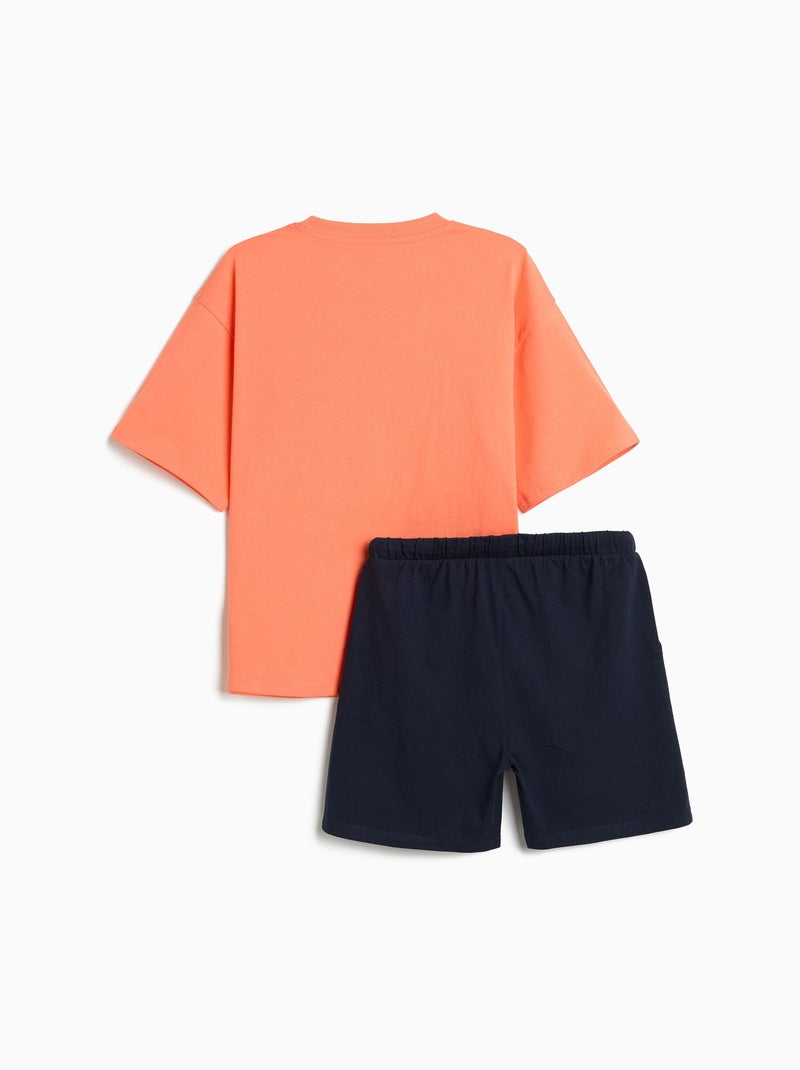 Set di maglietta e pantaloncini, MO Fashion Blu - Kiabi
