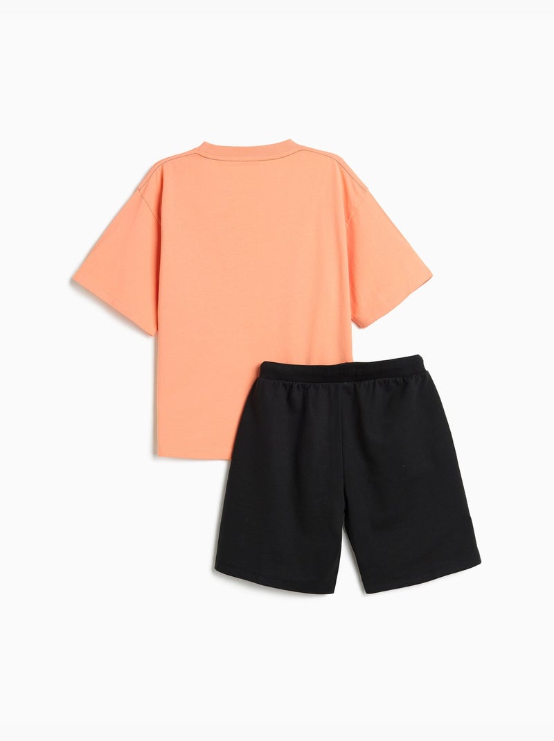 Set di maglietta e pantaloncini, MO Fashion Nero - Kiabi