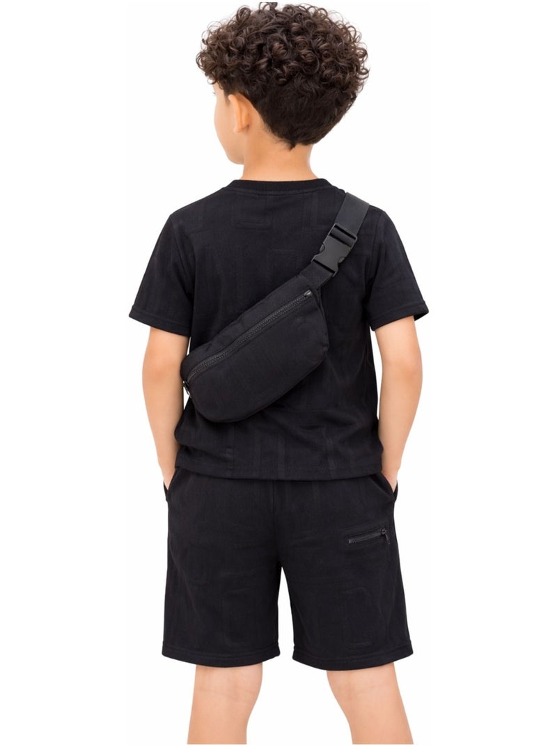 Set di magliette corte Kebello Nero Nero - Kiabi