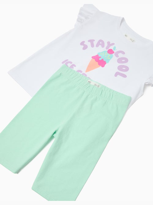 Set di magliette e leggings, MO Fashion - Kiabi Set di magliette e leggings, MO Fashion - Kiabi
