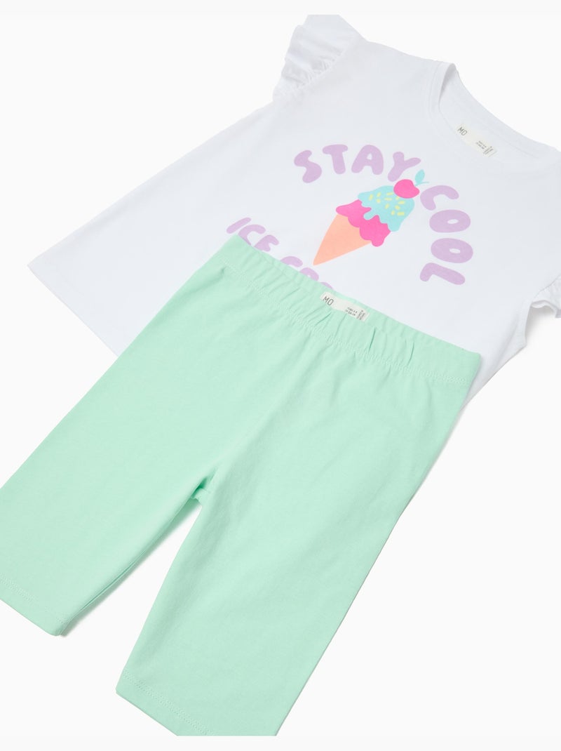 Set di magliette e leggings, MO Fashion Bianco - Kiabi