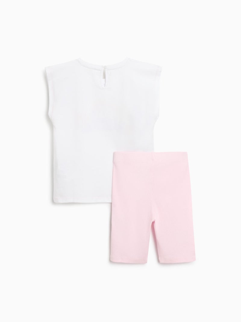 Set di magliette e leggings, MO Fashion Rosa - Kiabi