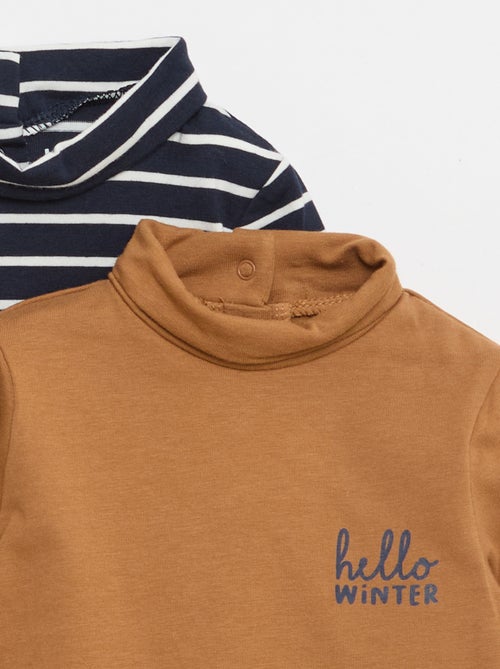 Set di magliette intime a collo alto - 2 pezzi - Kiabi