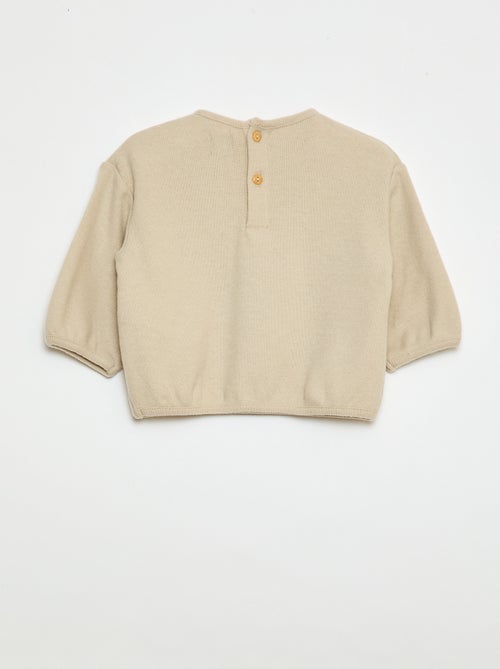 Set di maglioncini in maglia morbidissima con colletto abbottonato - Kiabi